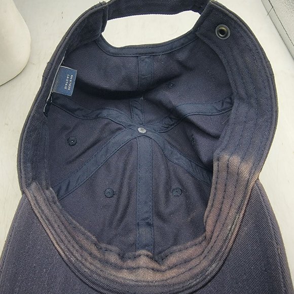 Nautica Dark Blue Hat Cap Adjustable Outdoors Casual Lightweight - Picture 7 of 10